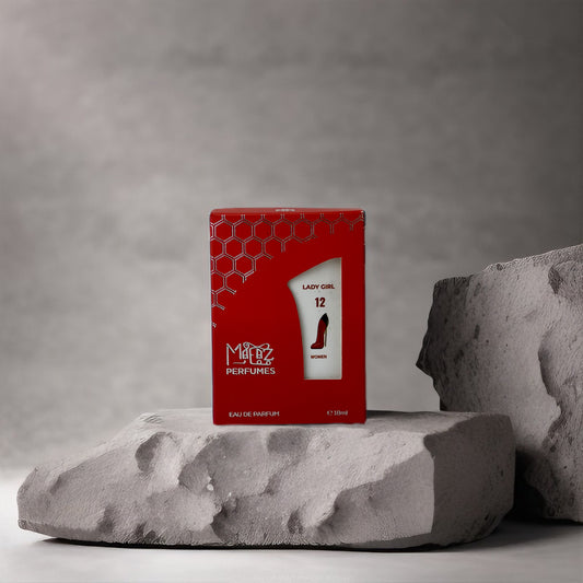 12 Lady Girl , Mafaz Pocketr Perfume {Women} - 18ml