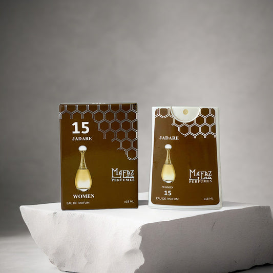 15 Jadare , Mafaz Pocket Perfume {Women} - 18ml